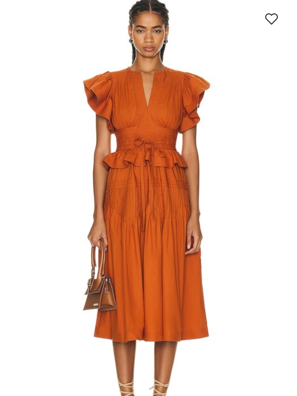 Ulla Johnson Poplin Midi Dress